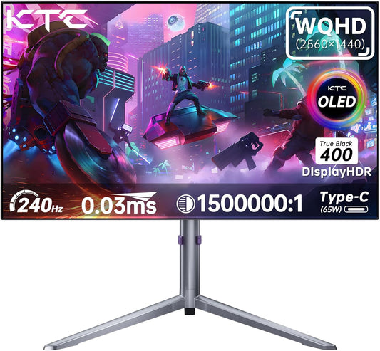 KTC 27 OLED Gaming Monitor|240Hz Refresh|QHD|