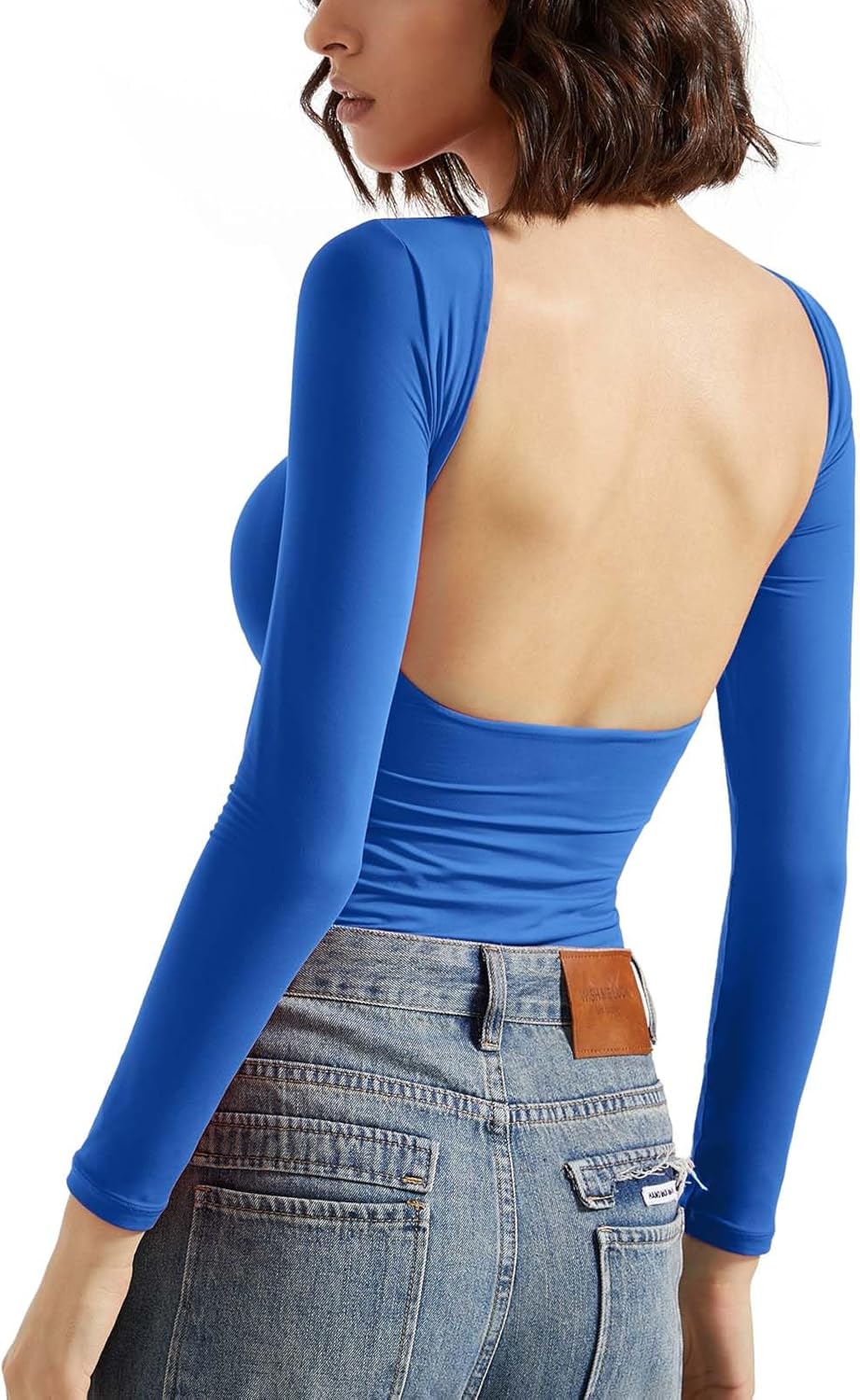 SUUKSESS Women Backless Going Out Tops for Trendy Style