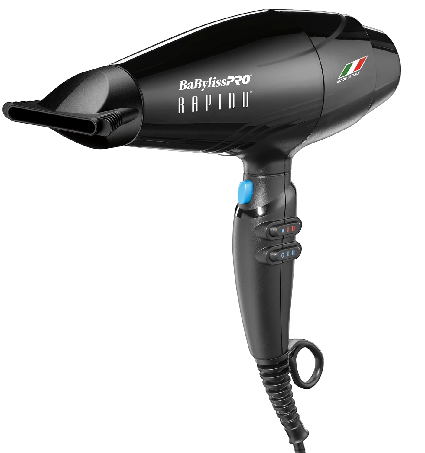 BaBylissPRO Nano Titanium Italian Rapido Hair Dryer - 2000W Professional Power
