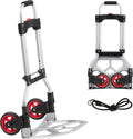 Folding Hand Truck and Dolly - Compact 180 lb Capacity