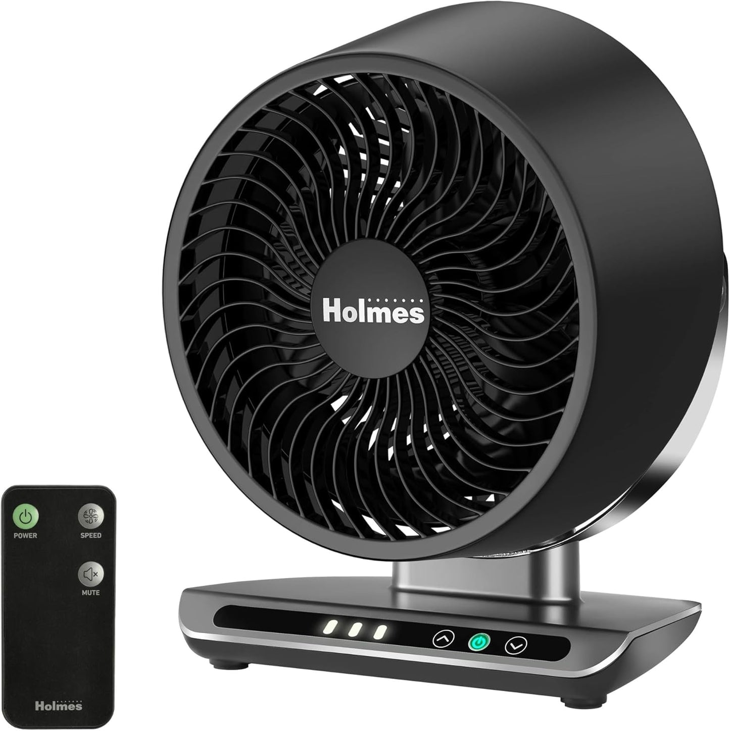 HOLMES Blizzard 8in Air Circulator Fan with Remote Control