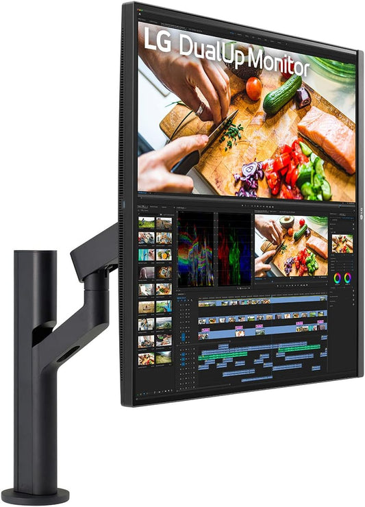 LG Ergo Stand 28" Nano IPS DualUp Monitor - DCI-P3 98% with HDR