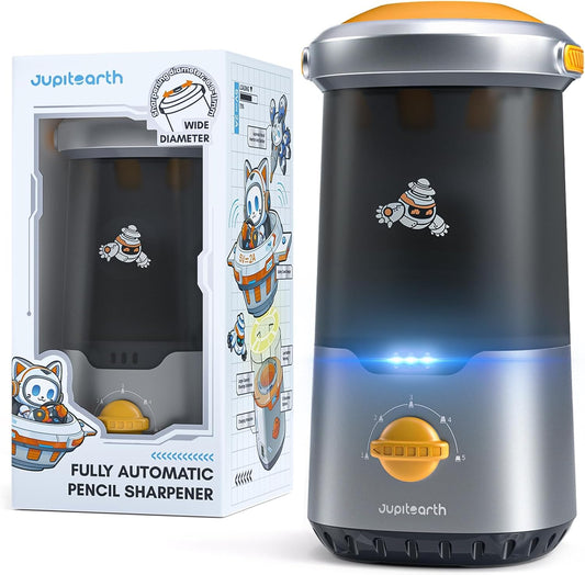 Electric Pencil Sharpener for Kids - Hands-Free & Rechargeable