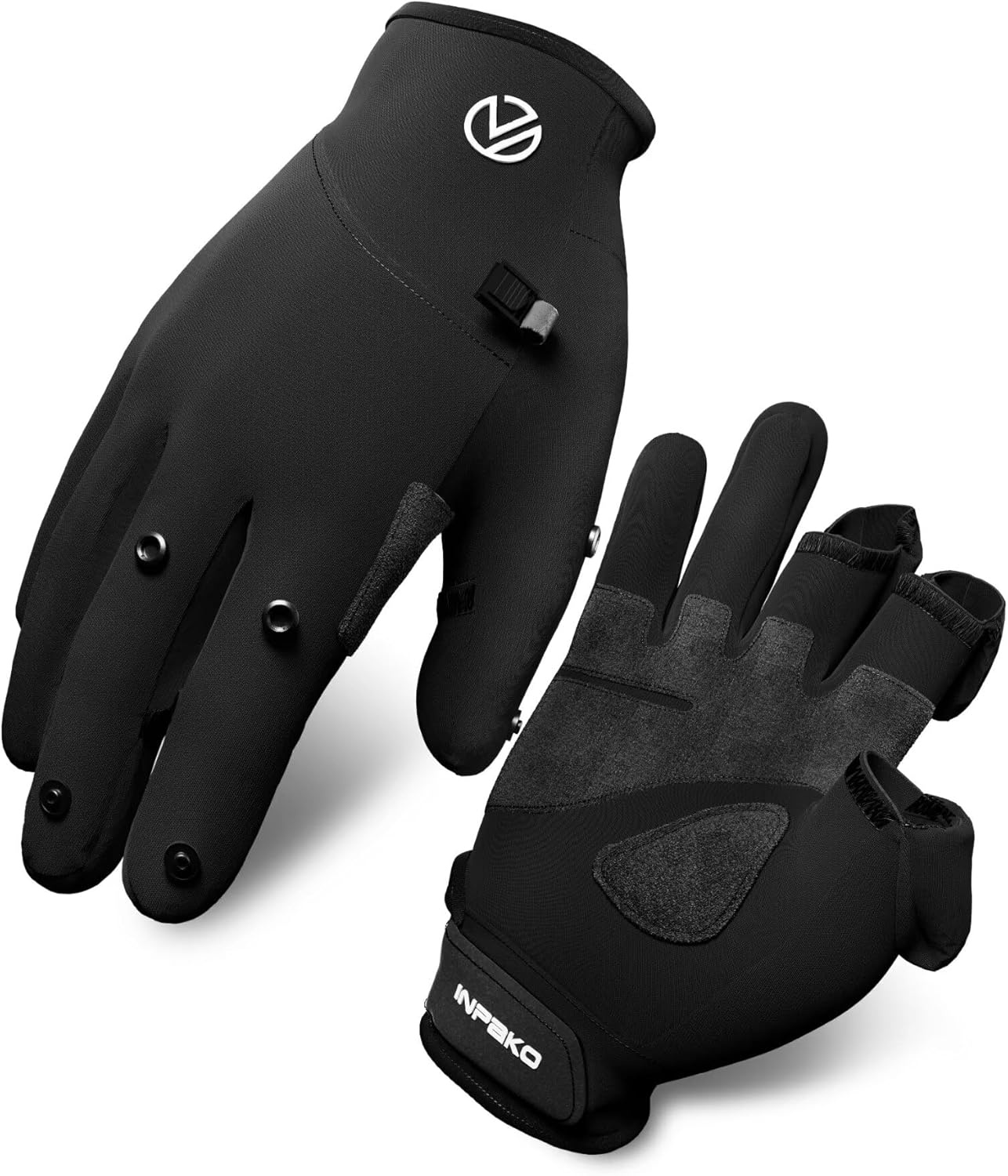 Warm 3-Finger Fishing Gloves for Winter - INPAKO