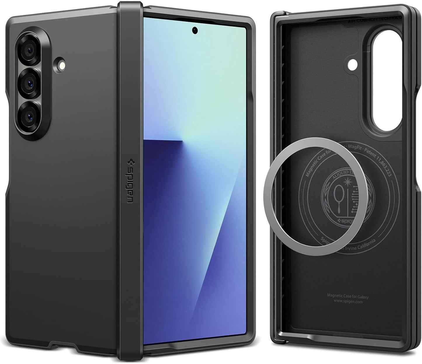 Spigen Tough Armor Pro MagFit Case for Galaxy Z Fold 7 - Black