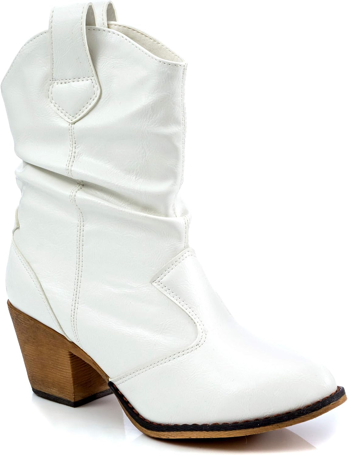 Modern Western Cowboy Distressed Boot for Women - Stylish Comfort
