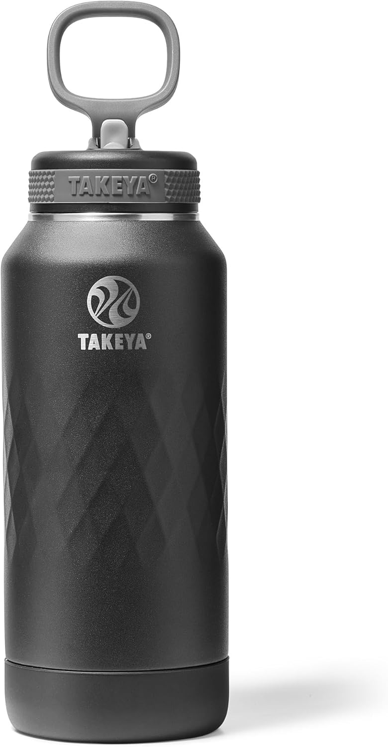 Takeya Sport 32 oz Triple-Insulated Stainless Steel Water Bottle
