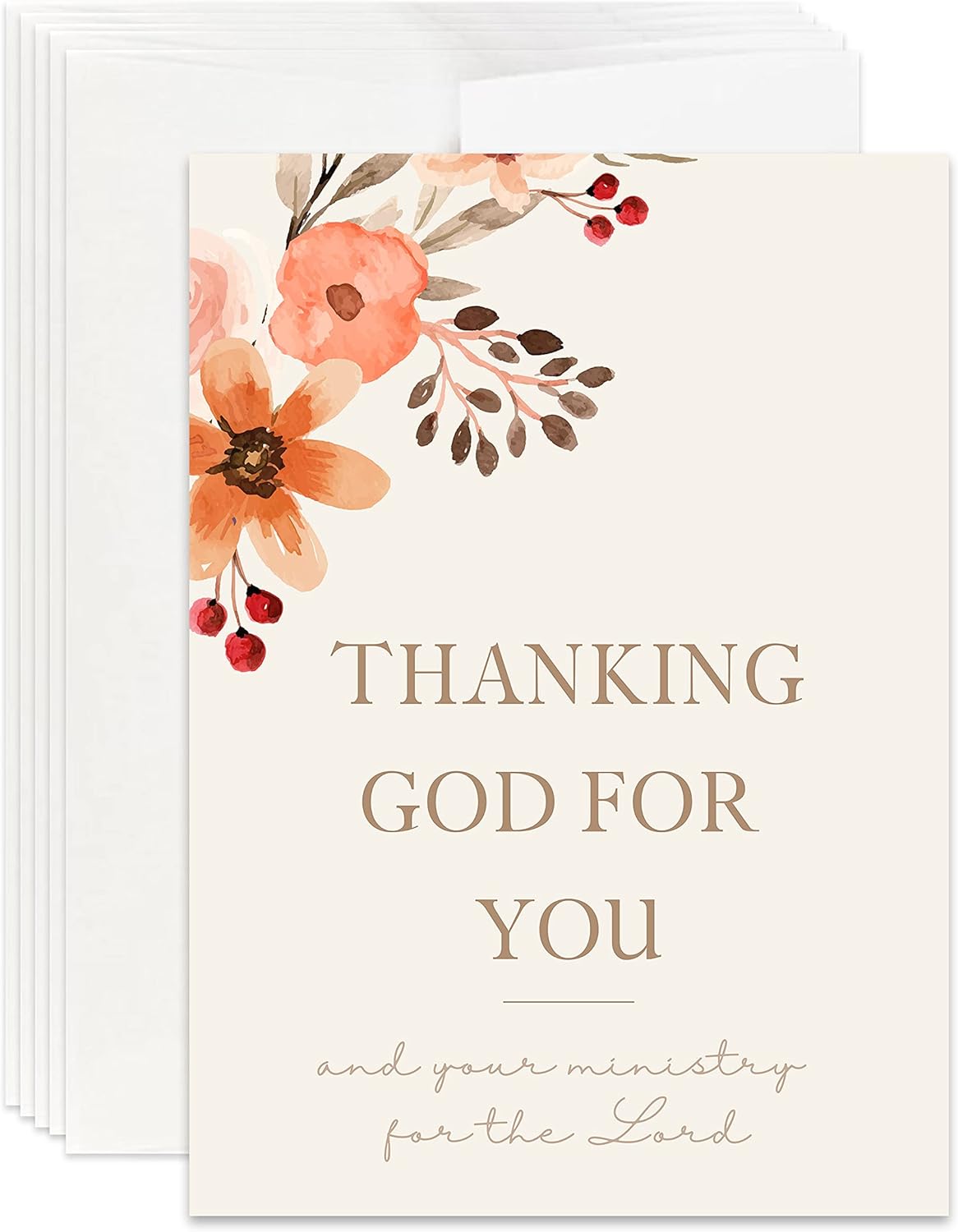 Simply Uncaged Christian Gifts Ministry Appreciation Card Pack