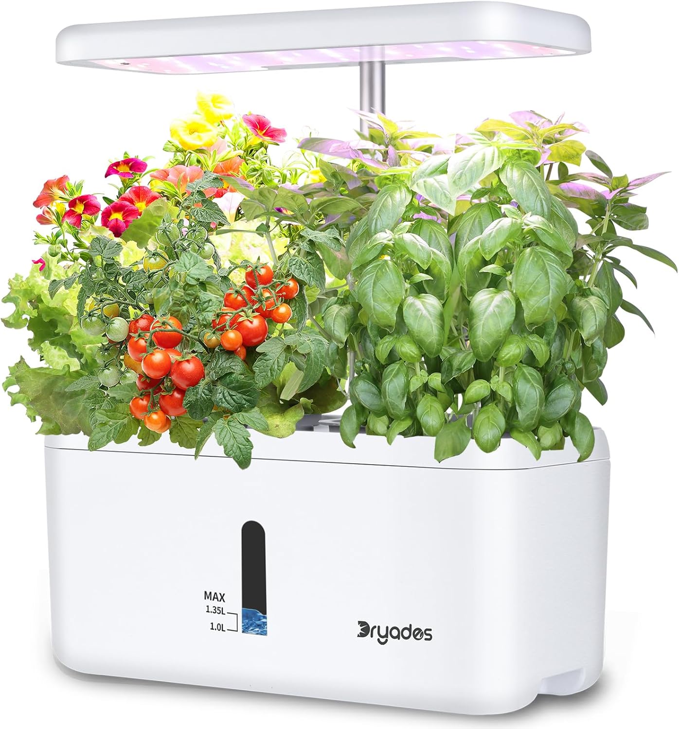 Indoor Garden System with LED Grow Lights for Home Gardening