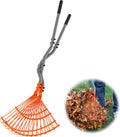 Walensee Leaf Grabber Rake - Lightweight Steel Handle Leaf Collector