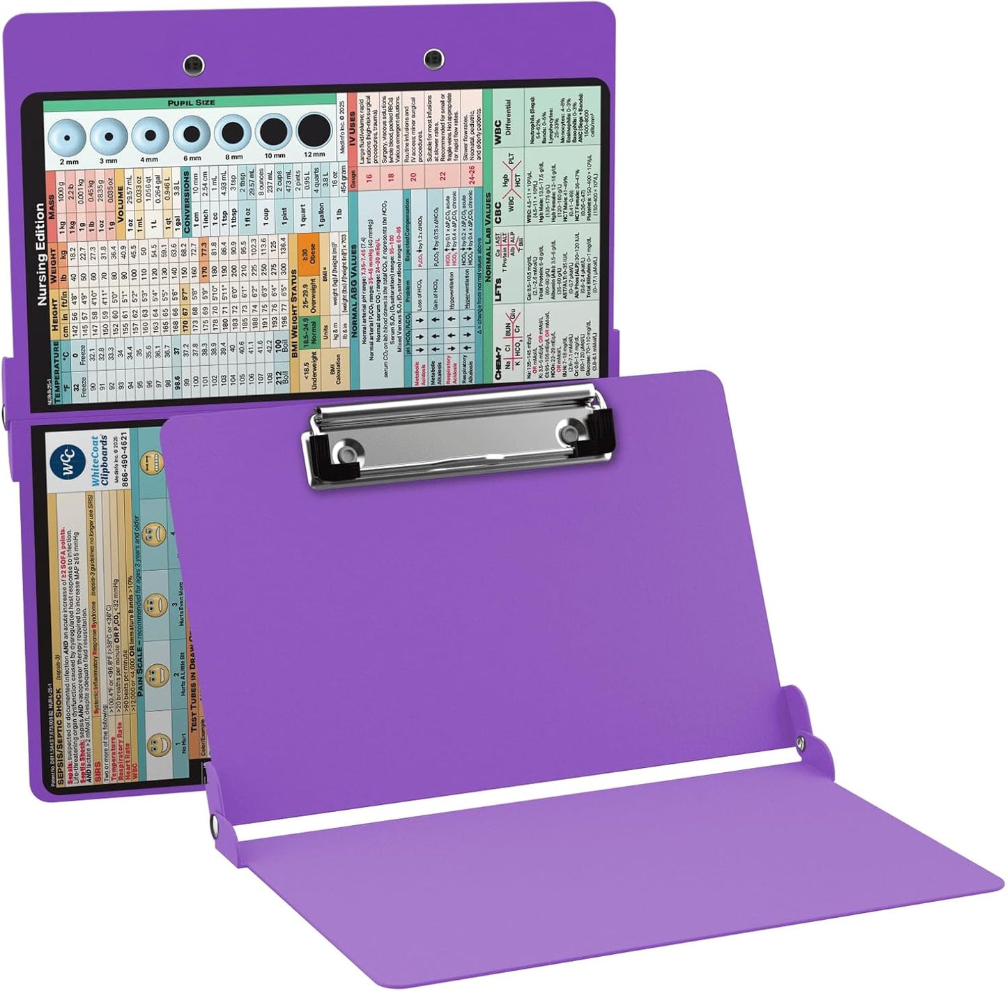 Foldable Clipboard by WhiteCoat Clipboard - Nursing Edition