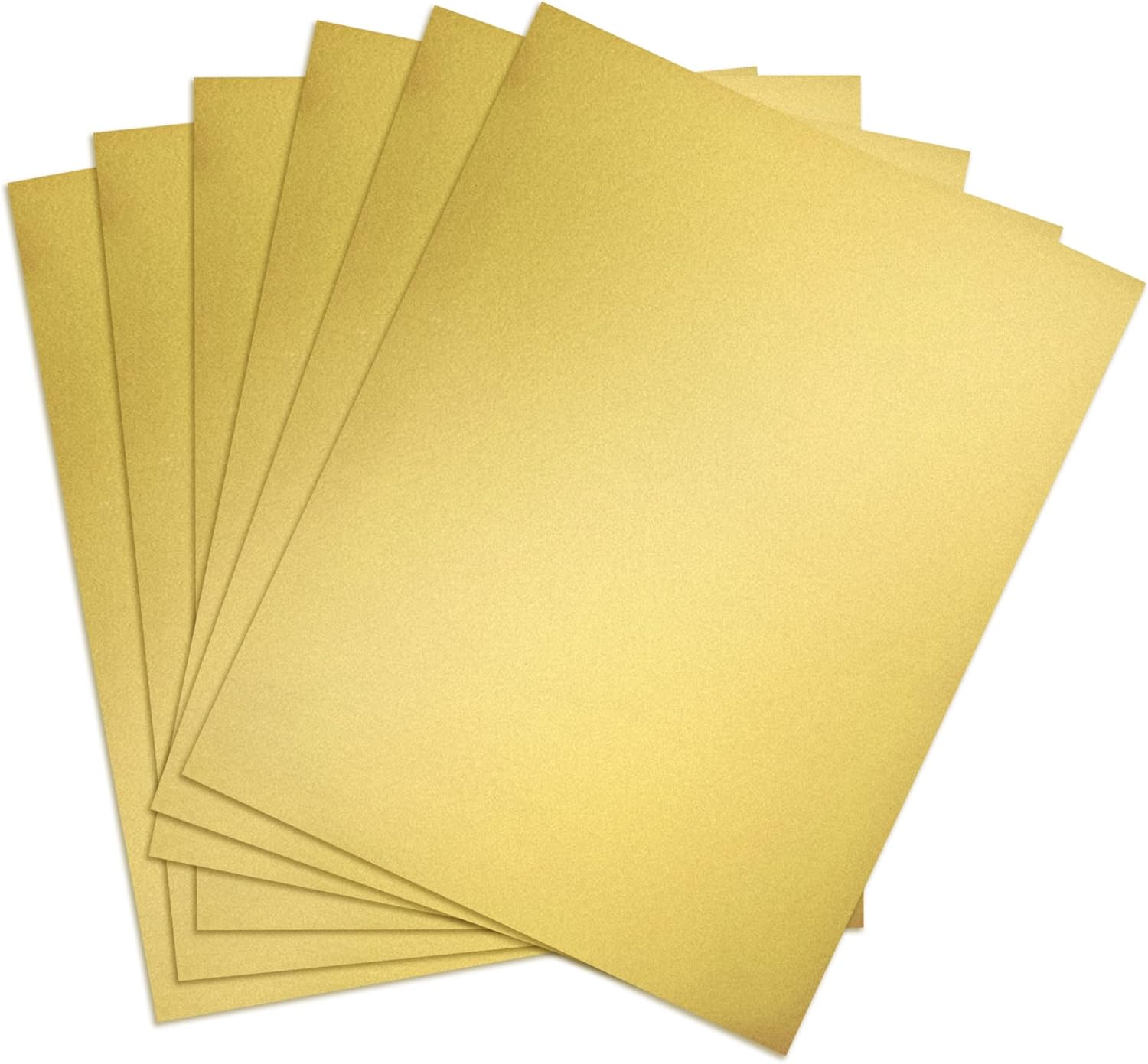 KOALA Metallic Gold Sticker Paper: 20 Sheets for Stunning DIY Crafts