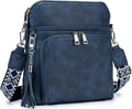 Crossbody Purse for Women Vegan Leather Medium Wallet Bag - Tassel