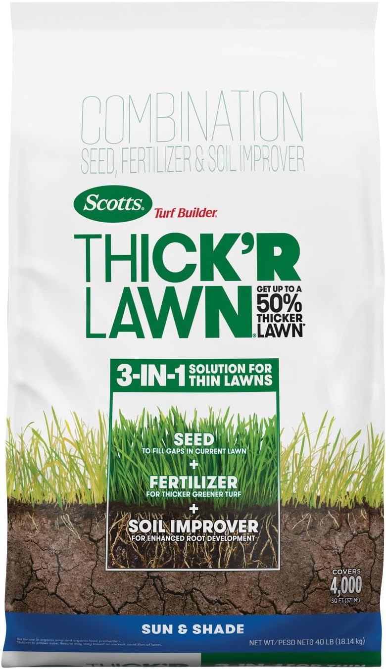 Scotts Turf Builder Thick'R Lawn Sun and Shade for Thicker Grass