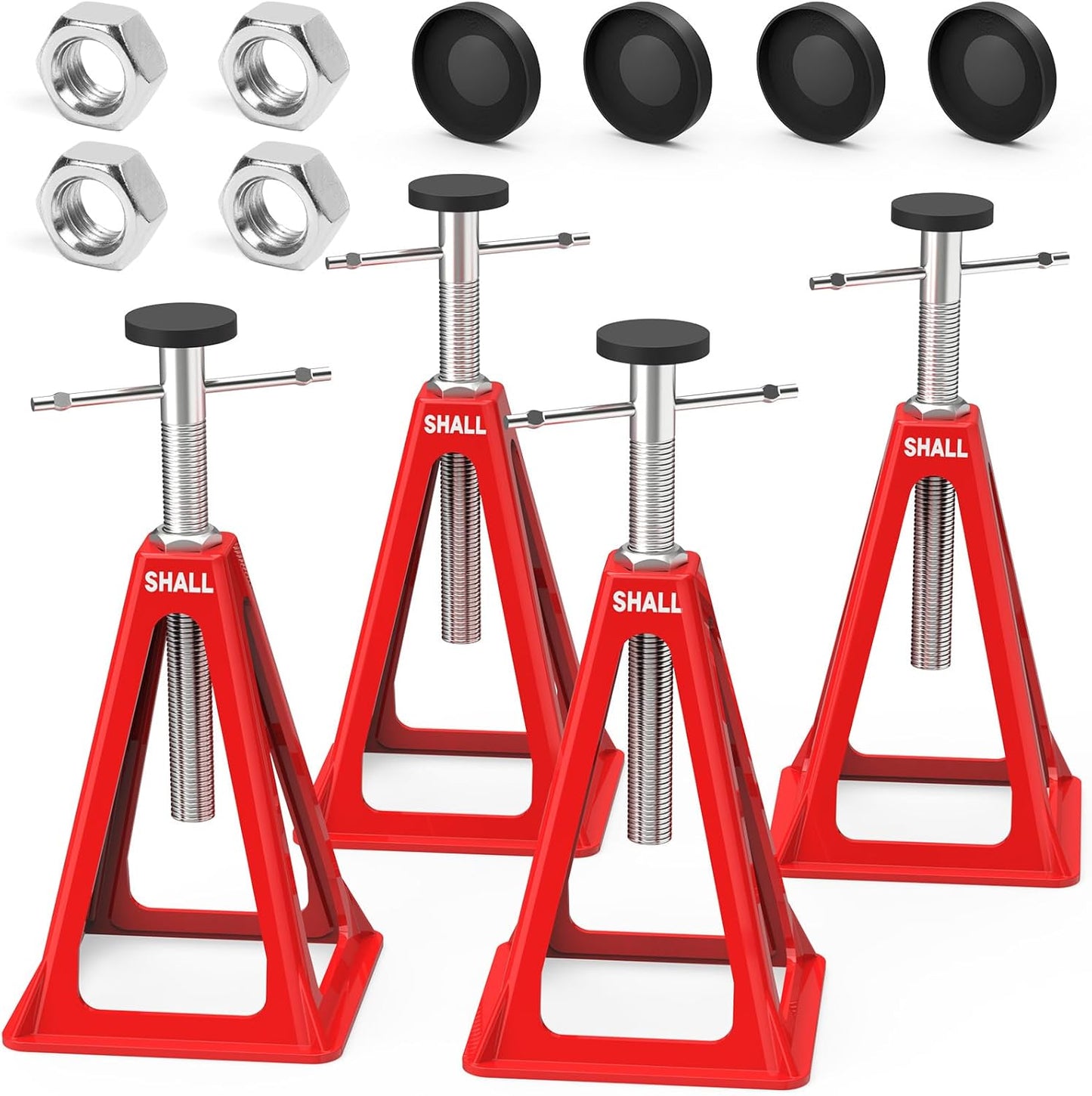 SHALL RV Stabilizer Jacks: Heavy Duty Aluminum Support Stands