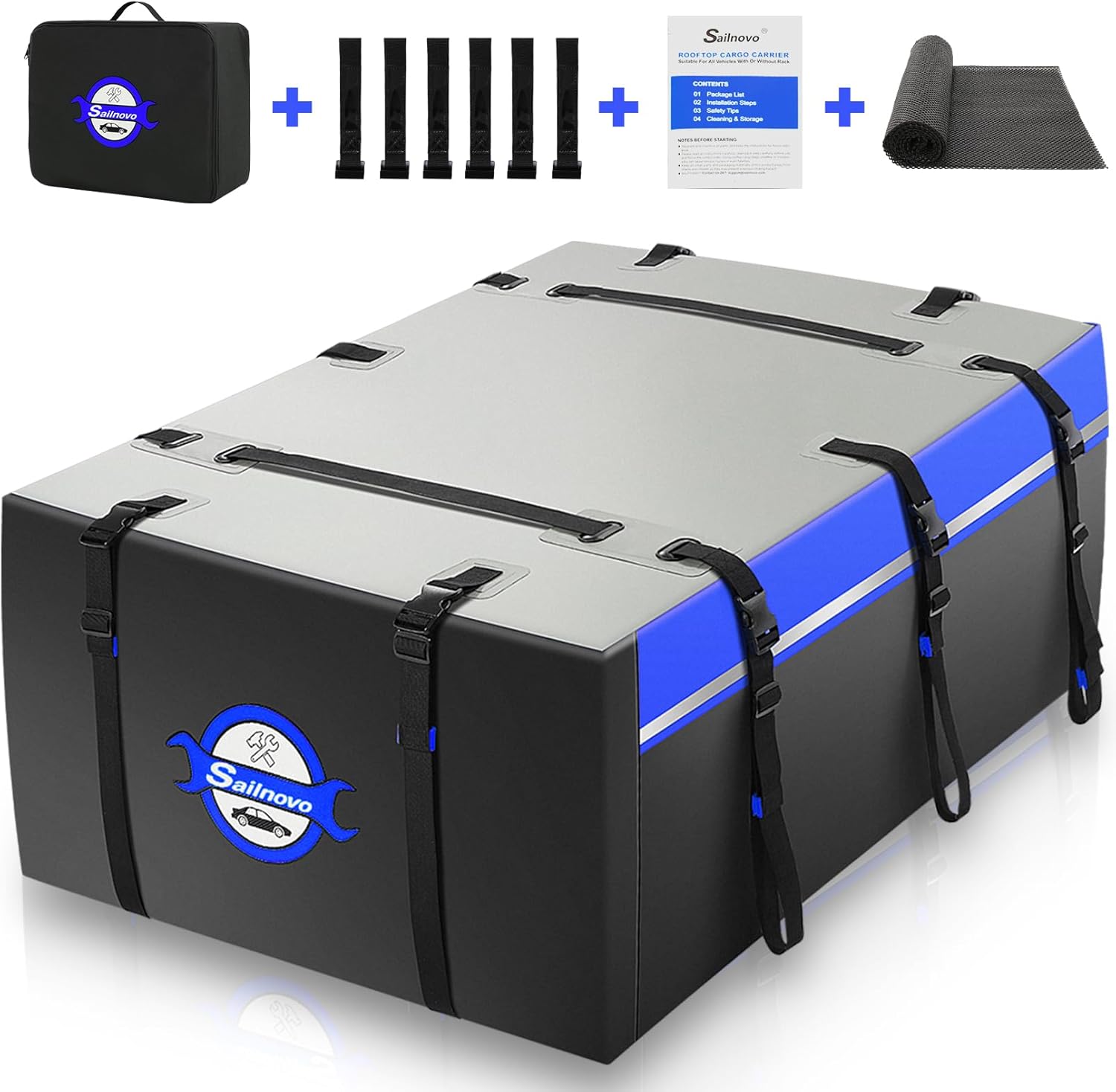 Sailnovo Waterproof 20 Cubic Rooftop Cargo Bag