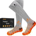 Heated Socks for Men Women - Rechargeable 5000mAh Battery Warmth