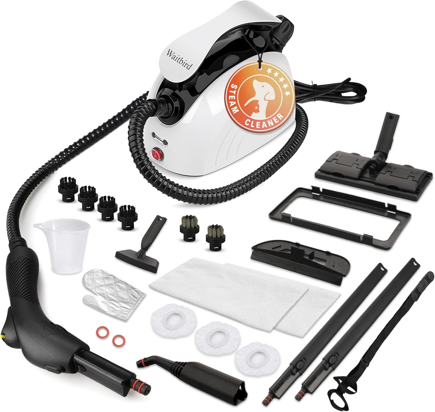 Steam Cleaner with 21 Attachments for Chemical-Free Cleaning