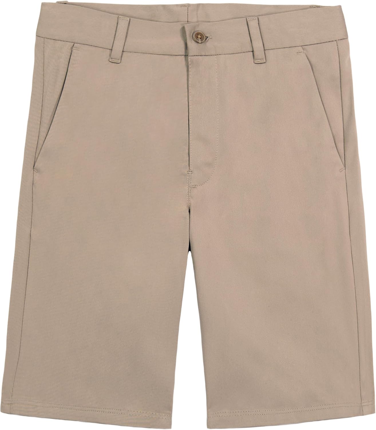 Nautica Boys School Uniform Flat Front Twill Short for Comfort