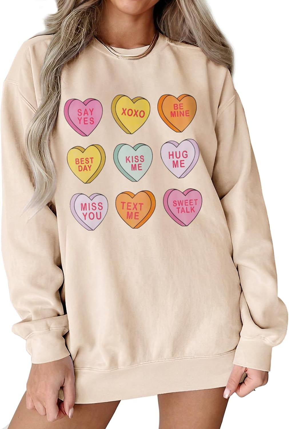GLIGLITTR Love Heart Sweatshirt