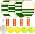 Pickleball Paddles Set USAPA Approved - 4 Paddles, Balls & Bag