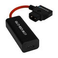 D-Tap to USB-C PD 65W 6in V-Mount Charger Cable - Two-Way Power
