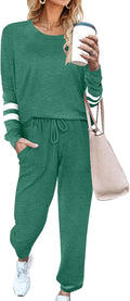 Ekouaer Womens Sweatsuit Loungewear Set - Soft 2-Piece Tracksuit