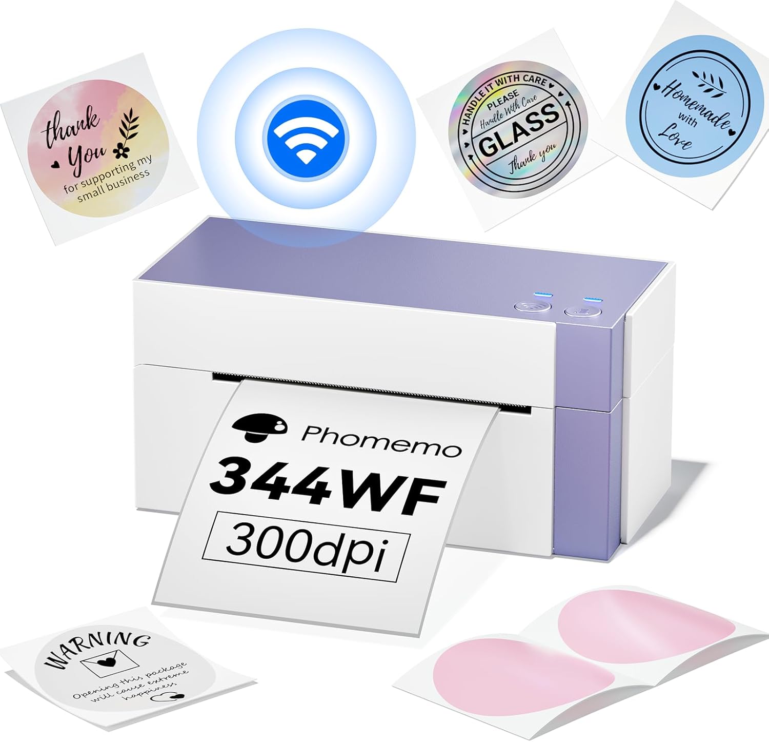 Fast Ship 4x6 WiFi Label Printer - iOS/Android/PC Compatible