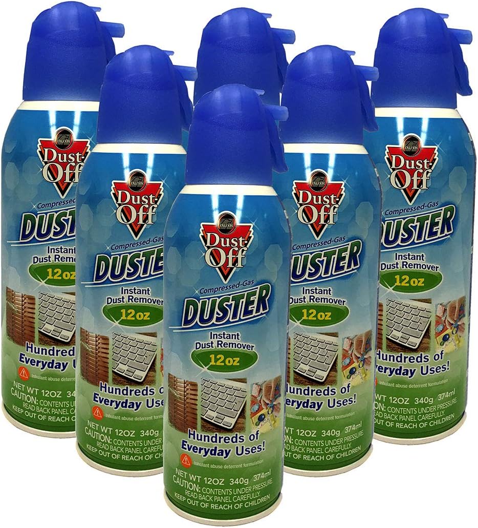 Falcon Dust-Off Compressed Gas Duster for Electronics Devices
