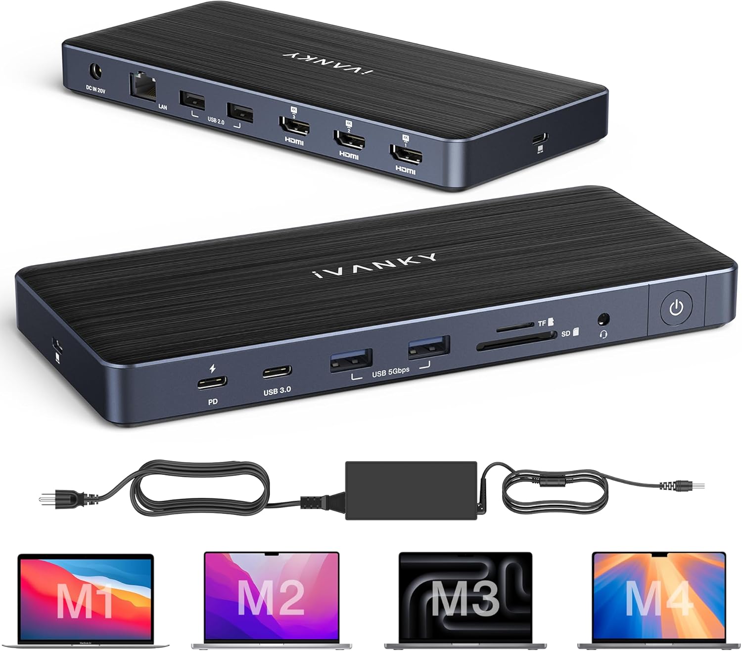 iVANKY 14-in-1 FusionDock Pro Docking Station for MacBooks
