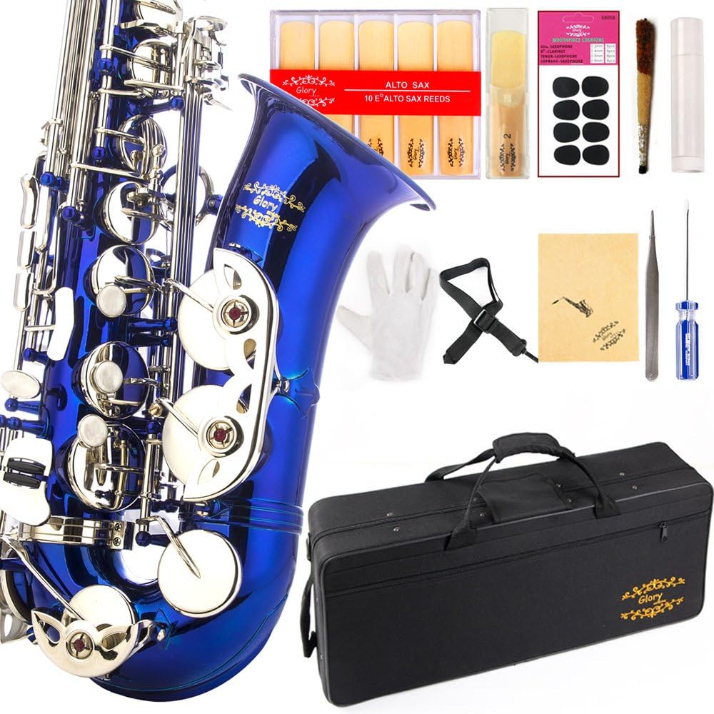 High Quality E Flat Alto Saxophone with Accessories and Case