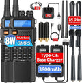 BAOFENG UV-5R Ham Radio Handheld 8W Long Range Walkie Talkies