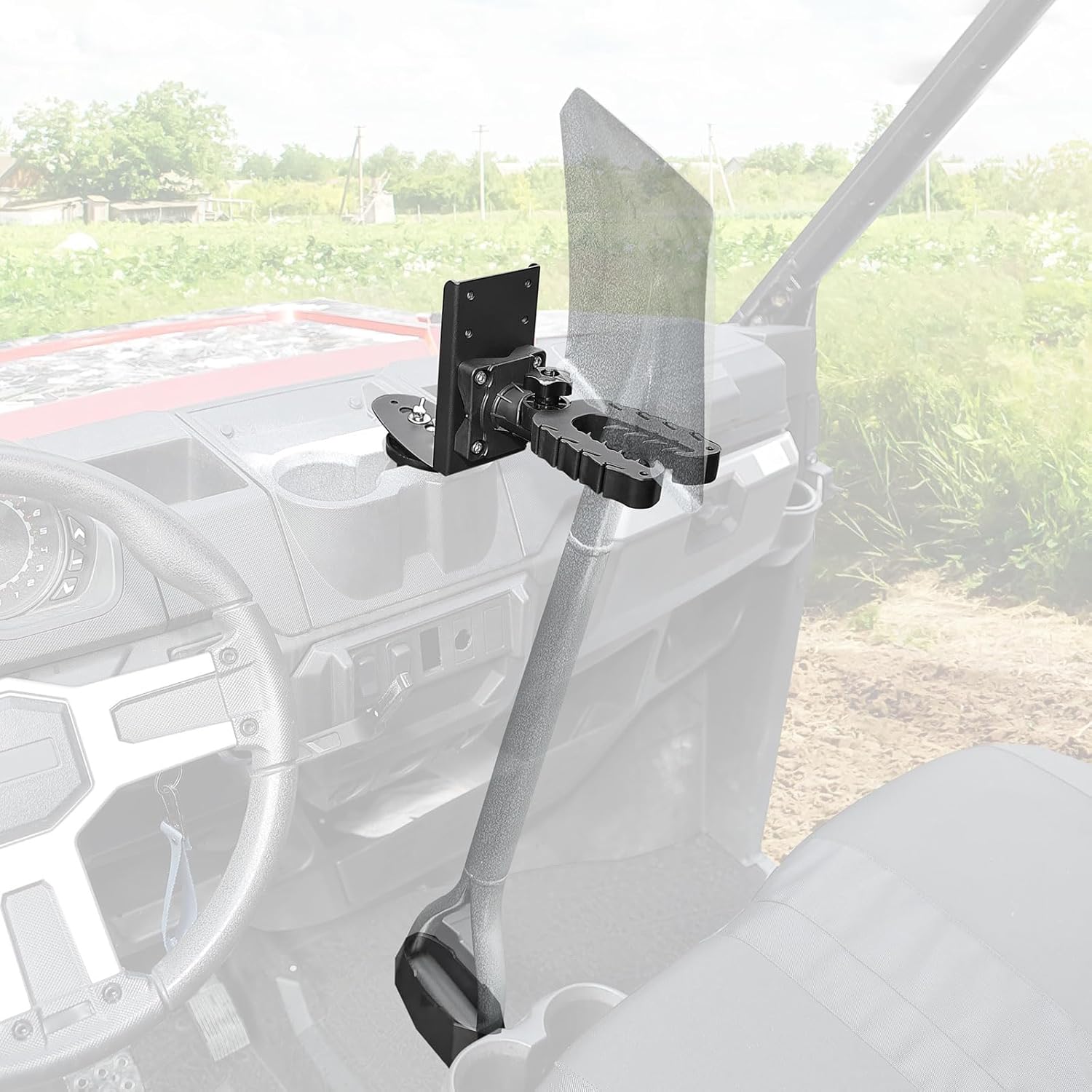 KEMIMOTO UTV Hunting Tool Holder Rack for Polaris Ranger