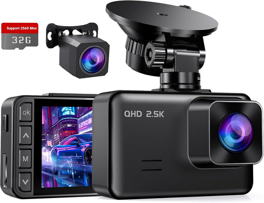 Enhanced Protection with Dual Dash Cam Set