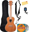 Kala KA-CG Glossed Mahogany Concert Ukulele Bundle - Ready to Play