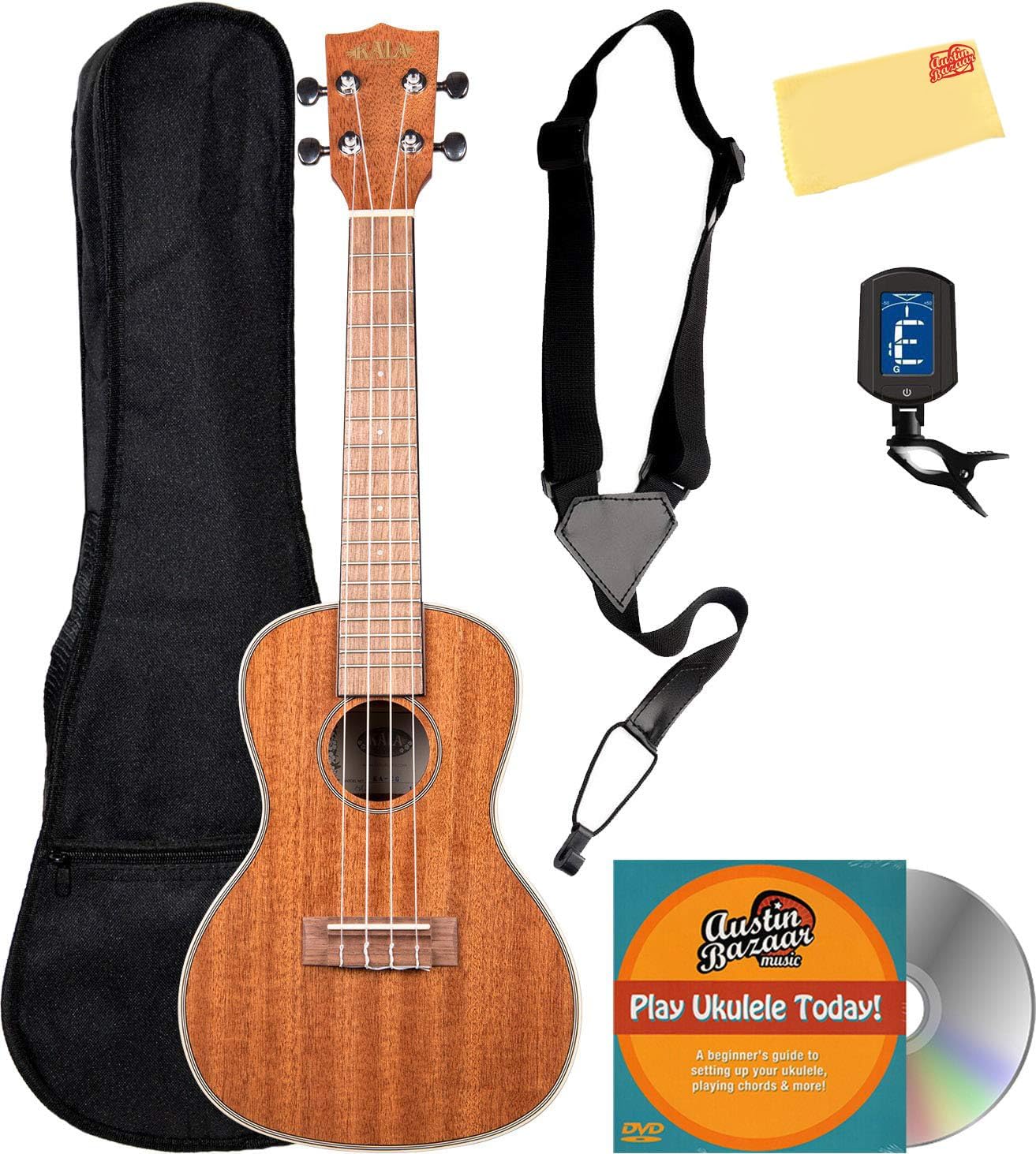 Kala KA-CG Glossed Mahogany Concert Ukulele Bundle Review