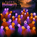 Halloween Solar Ghost Pathway Lights 6-Pack - Spooky Outdoor Decor