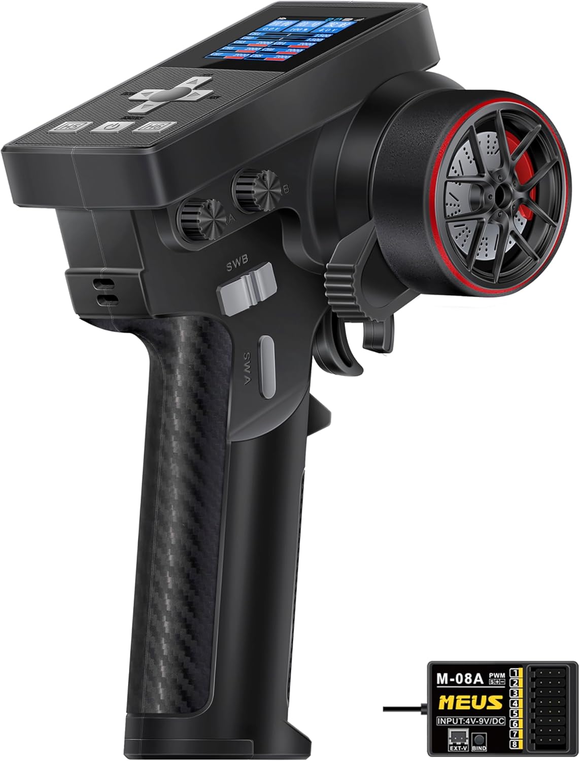 MEUS RACING ME-8B RC Transmitter for 1/8 1/10 1/24 Models