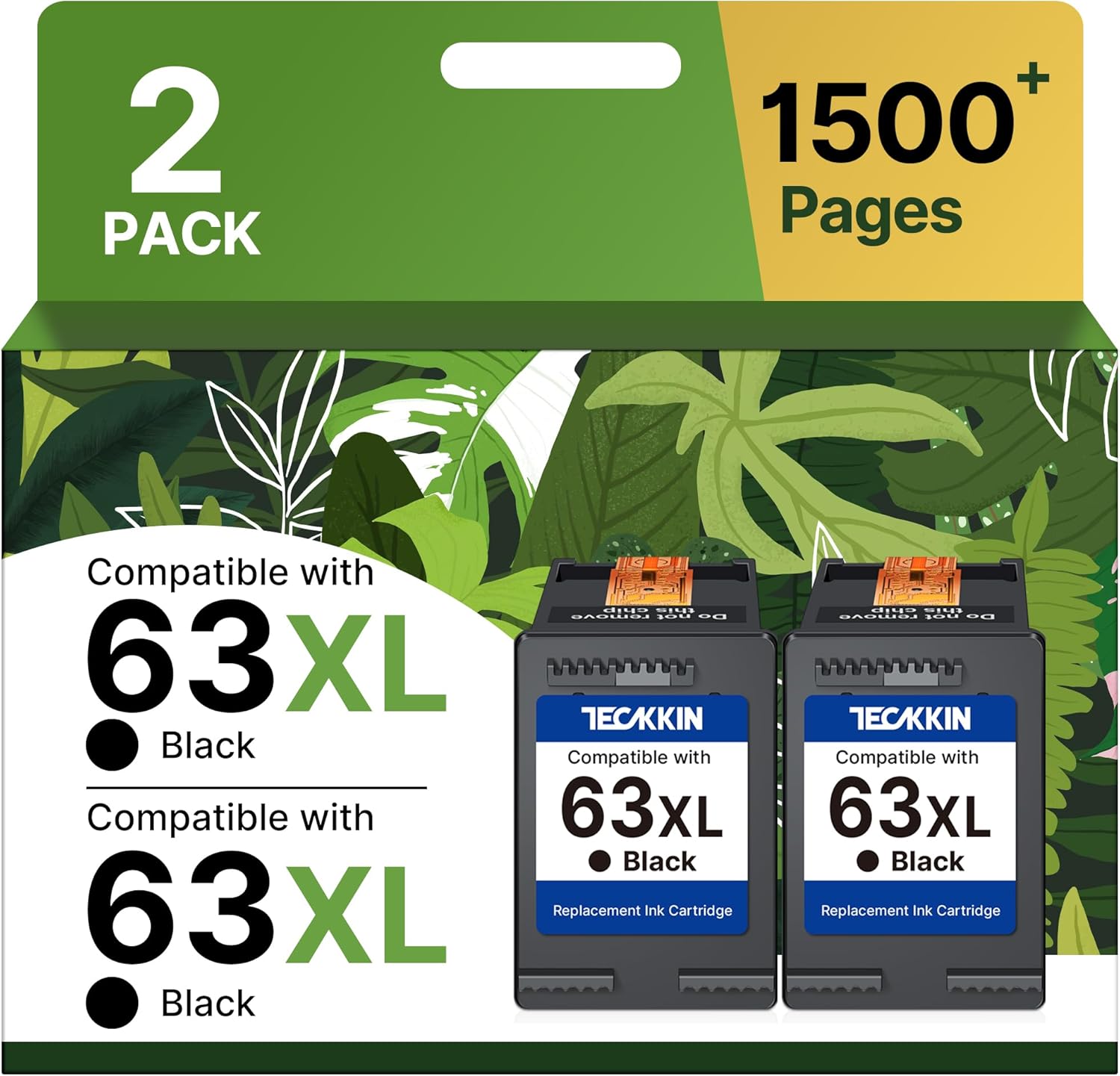 63XL Black High-Yield Ink Cartridge for HP 63 - Reliable Quality