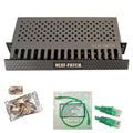 Neat Patch MINI 1U Low Profile Cable Management Kit - 3-Pack