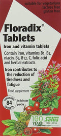 Floradix Iron 84fts (2 Pack) - Gentle Absorption, Daytime Energy