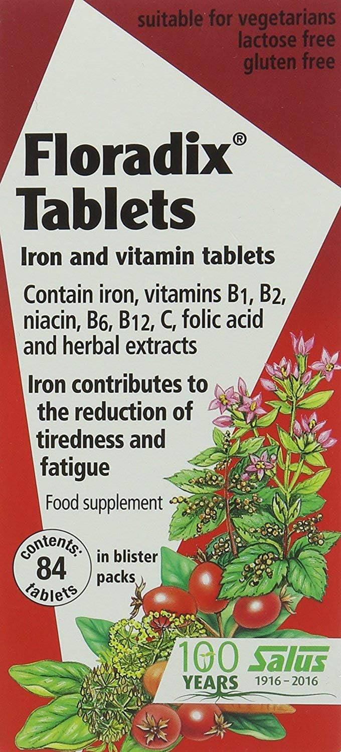 Floradix Iron 2 Pack Bundle for Enhanced Energy and Vitality