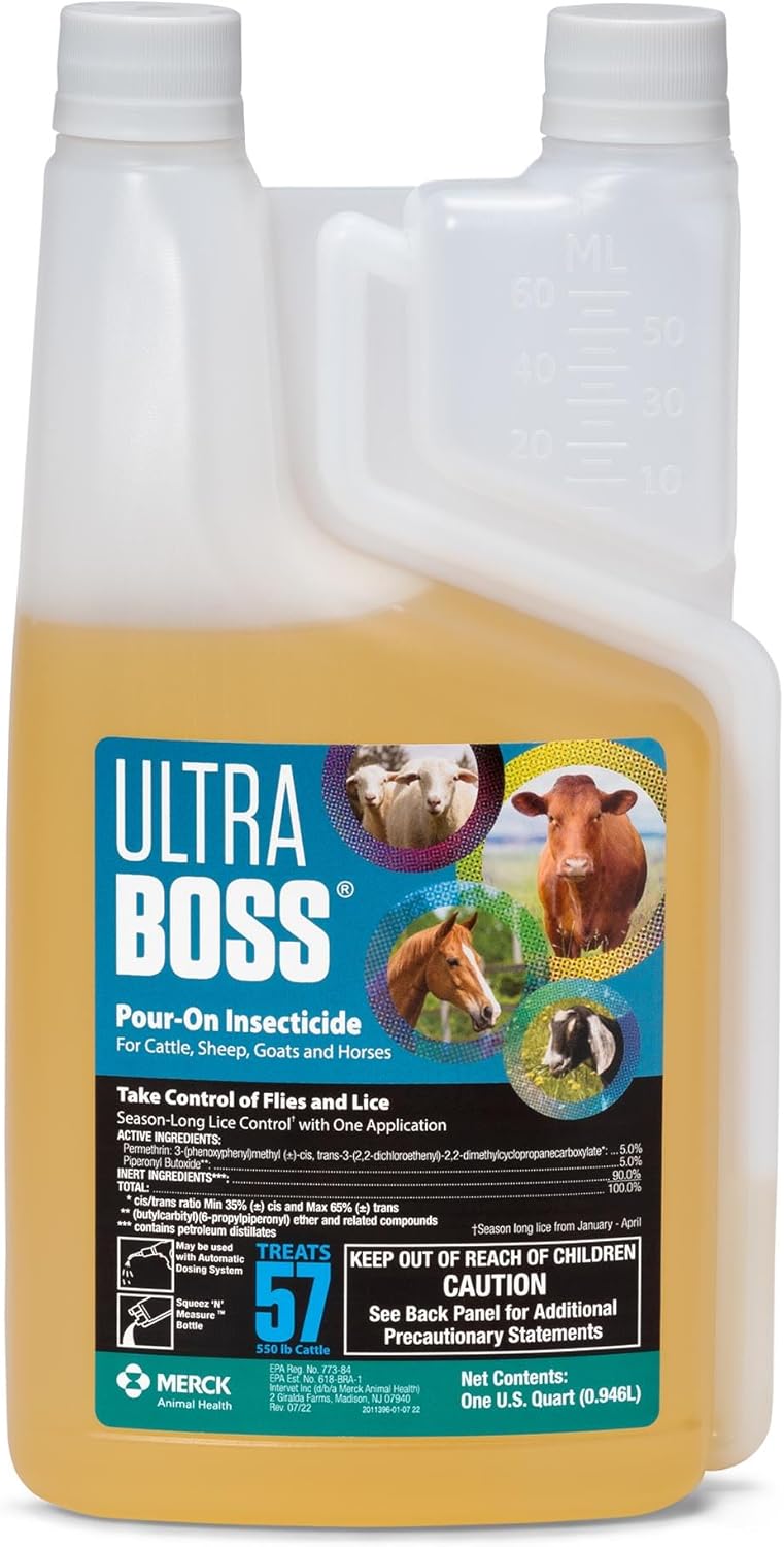 Merck Ultra Boss Pour On: Natural Veterinary Medicine Solution