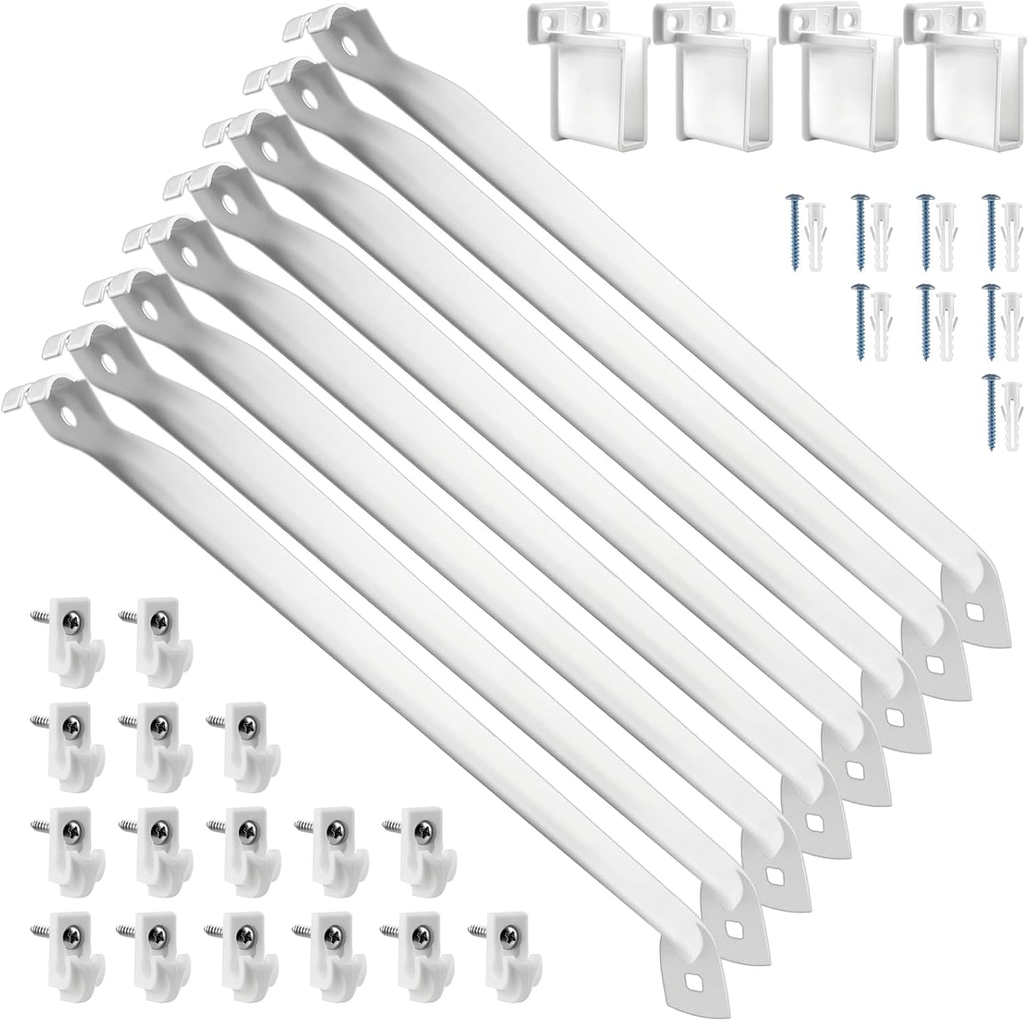 12 Inch Wire Shelf Brackets Set for Strong Closet Support
