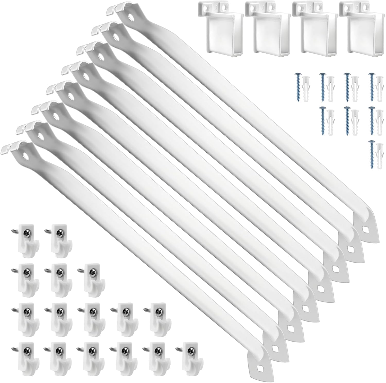 12 Inch Wire Shelf Brackets Set for Strong Closet Support