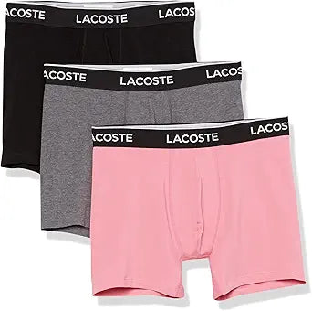 Lacoste Mens Casual Classic Cotton Stretch Boxer Briefs 3 Pack Review