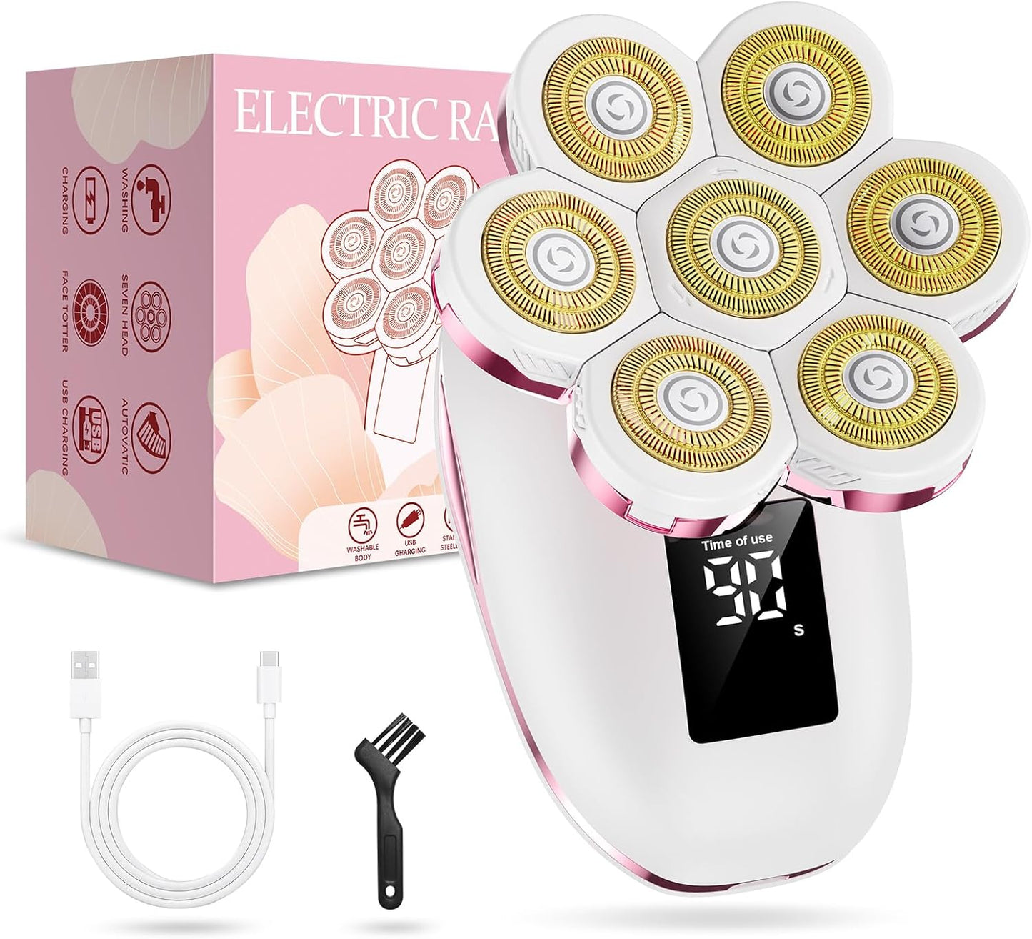 Electric Razors for Women - Cordless Shaver for Painless Shaving