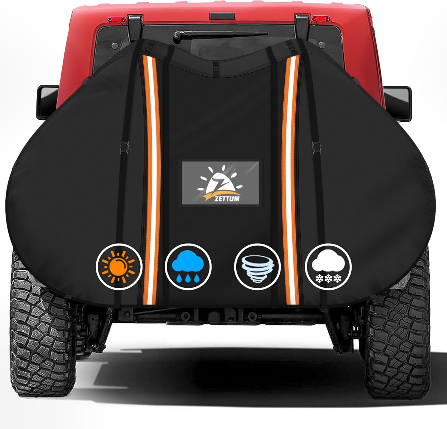 Zettum Bike Cover for Transport - Heavy Duty Waterproof Protection