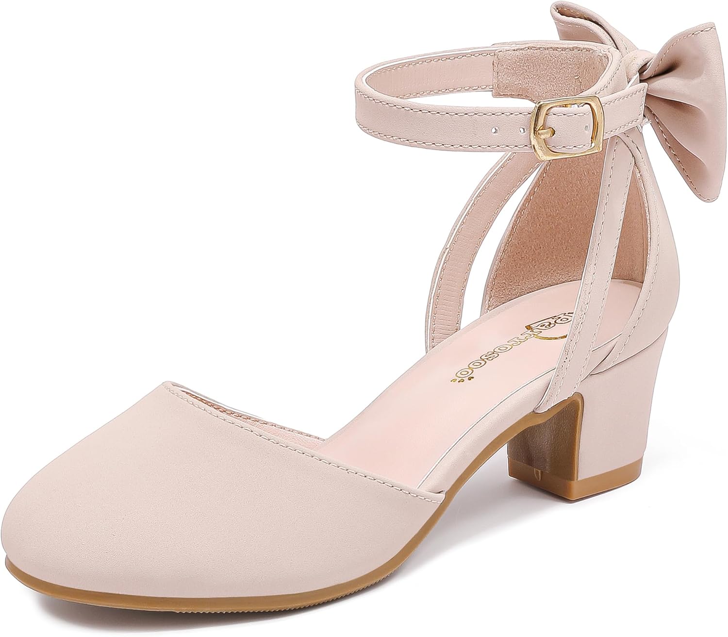 Girls Heels Dress Shoes with Cute Bow for Any Occasion