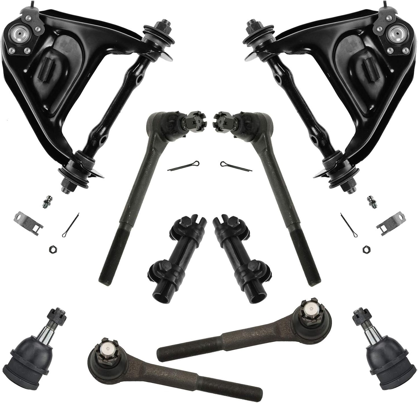 TRQ Front Steering & Suspension Kit for Chevrolet GMC Vehicles